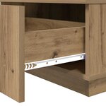 vidaXL Table basse Chêne artisanal 95 x 55 x 31 cm Bois d'ingénierie
