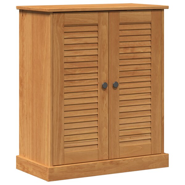 vidaXL Cabinet de salle de bain marron miel 68 x 34 x 80 cm