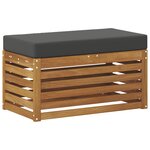 vidaXL Banc de Jardin Bois d'Acacia Massif Naturel