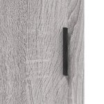 vidaXL Armoire murale sonoma gris 69 5x34x90 cm
