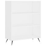 vidaXL Buffet haut Blanc 69 5x34x180 cm Bois d'ingénierie