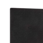 Headboard LED vidaXL Boutons capitonnés Noir 80 cm Velours