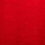 vidaXL Tapis HUARTE à poils courts doux et lavable rouge 160x160 cm