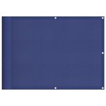 vidaXL Écran de balcon bleu 75x800 cm 100  polyester oxford