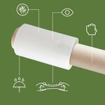 Pack and Move - Lot de 2 Film Étirable - Poignée - 150 m - Support Palette Valise Ordinateur - Protection Meuble Déménagement