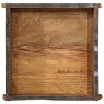 vidaXL Plateau Marron 29 x 31 x 10 cm Bois Recyclé Solide