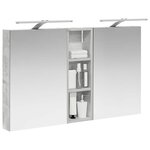 vidaXL Ensemble de Meubles de Salle de Bain 3 Pièces 100 x 10 5 x 60 5 cm