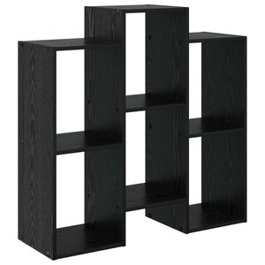 vidaXL Buffet Chêne noir 90 x 30 x 90 cm