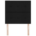 Headboard LED vidaXL Noir 90 cm Tissu