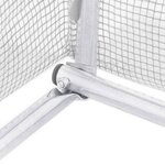 vidaXL Serre avec cadre en acier blanc 84 m² 14x6x2 85 m