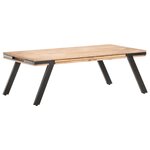 vidaXL Table basse 114x65x40 cm Bois de manguier massif