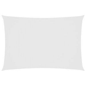 vidaXL Voile de parasol tissu oxford rectangulaire 2 5x4 5 m blanc