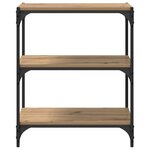 vidaXL Bibliothèque chêne artisanal 60 x 33 x 70 5 cm