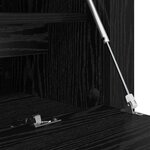 vidaXL Cabinet à chaussures avec étagère Chêne noir 100 x 35 x 38 cm