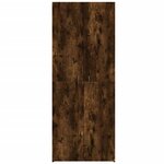 vidaXL Armoire de classement chêne fumé 60x32x153 cm bois d'ingénierie