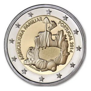 2 euros commémorative Portugal 2014 - Agriculture familiale.