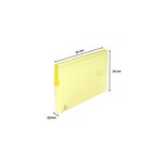 Pack de 50 Chemises poche pour A4 220 g/m² 24 x 32 cm Jaune Canari EXACOMPTA