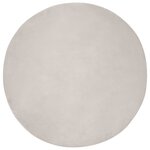 vidaXL Tapis en Fourrure Synthétique de Lapin Olite Beige Ø 120 cm