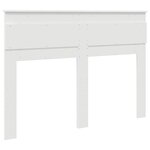 vidaXL Tête de lit avec tête de lit Blanc 160 cm Bois d'ingénierie