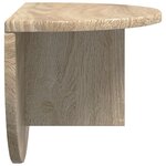 vidaXL Étagère Murale Chêne Sonoma 38 x 19 x 19 cm Bois d'ingénierie