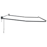 vidaXL Cadre de store rétractable électrique Anthracite 4 x 2 m