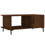 vidaXL Table basse chêne marron 90x50x40 cm bois d'ingénierie