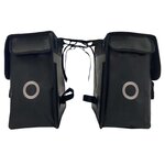 Willex Sacoches de vélo Eco 30 L Tarpaulin vert et noir