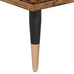 vidaXL Armoire de salle de bain vieux bois 30x30x190cm bois ingénierie