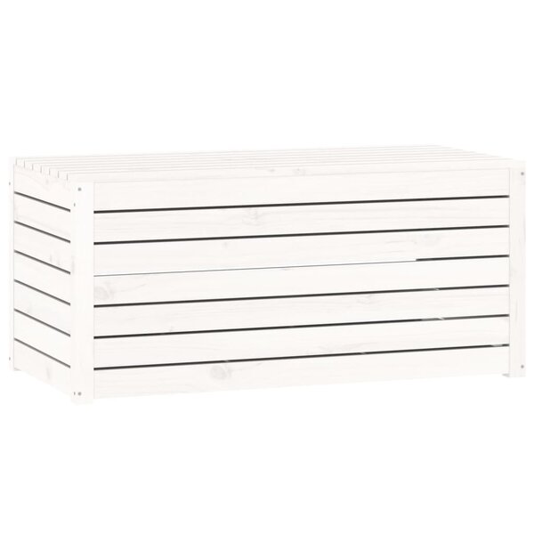 vidaXL Boîte de jardin blanc 101x50 5x46 5 cm bois massif de pin