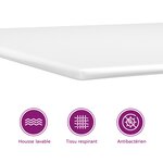 vidaXL Sur-matelas 100x200x5 cm