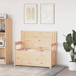 vidaXL Banc 112 5x51 5x96 5 cm Bois de pin massif