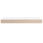 vidaXL Matelas à ressorts ensachés pour enfants fermeté moyenne 80x160 cm similicuir