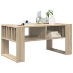 vidaXL Table basse Chêne Sonoma 92 x 49 5 x 45 cm Bois d'ingénierie