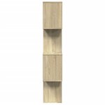 vidaXL Étagère séparatrice de pièce 4 niveaux chêne sonoma 70x24x129cm