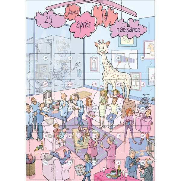 Calendrier de l'après naissance 25 jours