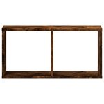 vidaXL Armoire murale 60x16x30 cm chêne fumé bois d'ingénierie