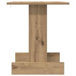 vidaXL Table d'appoint Chêne artisanal 44 5 x 45 x 55 cm