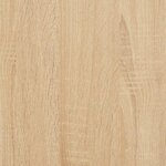 vidaXL Table basse Chêne sonoma 60x60x42 cm Bois d’ingénierie