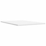 vidaXL Sommier à lattes de lit avec matelas Crème 140x200 cm Tissu