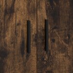 Armoire de rangement vidaXL Chêne fumé 127x41x40 cm Bois d'ingénierie