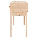 vidaXL Table console 114x40x75 cm Bois massif de pin