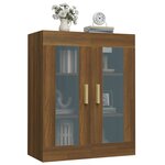 vidaXL Armoire murale suspendue Chêne marron 69 5x34x90 cm