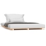 vidaXL Cadre de lit sans matelas 120x200 cm bois de pin massif