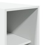 vidaXL Garde-robe Blanc 30x50x200 cm Bois d'ingénierie