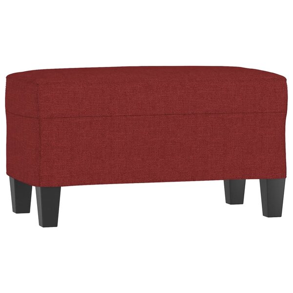vidaXL Banc Rouge bordeaux 70x35x41 cm Tissu