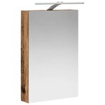 vidaXL Armoire Miroir de Salle de Bain Bois ancien 40 x 10 5 x 60 5 cm
