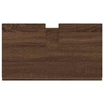 vidaXL Ensemble d'armoire de salle de bain TULUM Chêne brun