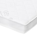 vidaXL Sur-matelas 90 x 200 cm Mousse de gel 7 cm