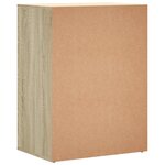 vidaXL Buffet chêne sonoma 60x39x80 cm bois d'ingénierie