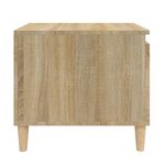 vidaXL Table basse Chêne sonoma 100x50x45 cm Bois d'ingénierie